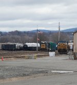 Y101 with CSXT 6245 Switches West Springfield Yard